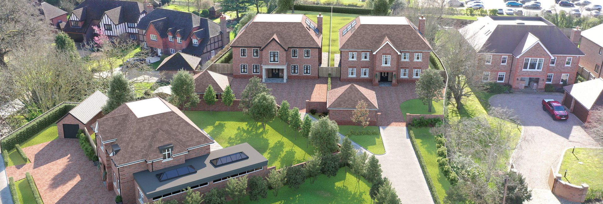 Scene Brachfield Redbourn Lane Photomontage